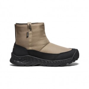 Beige Men Keen Hood NXIS Waterproof Winter Pull-On Boots | 25367-GCXA