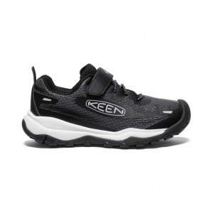 Black Kids' Keen Wanduro Speed Hiking Shoes | 31924-MLBT