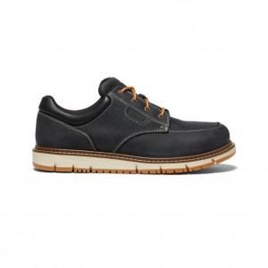 Black Men Keen San Jose Oxford (Aluminum Toe) Work Shoes | 25386-EOLS