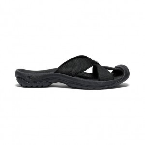 Black Women Keen Bali Sandal Slides | 87159-ENMH