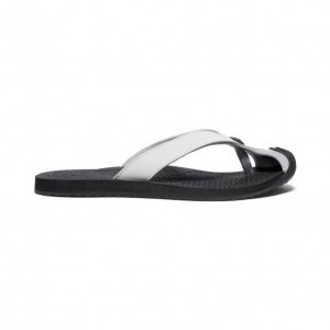 Black Women Keen Barbados Flip Flops | 85107-UVDT