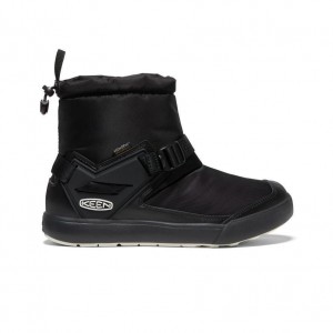 Black Women Keen Hoodromeo Waterproof Slip-On Boots | 14690-CTIG