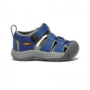 Blue Kids' Keen Newport H2 Sandals | 39428-YPLQ