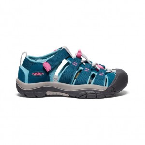 Blue Kids' Keen Newport H2 Sandals | 54270-MFOJ