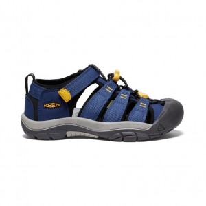 Blue Kids' Keen Newport H2 Sandals | 64805-VPFY