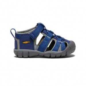 Blue Kids' Keen Seacamp II CNX Sandals | 87543-XEOS