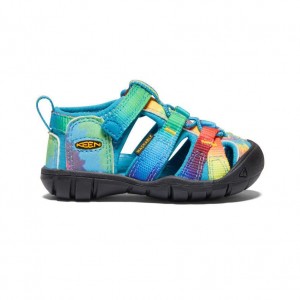 Blue Kids' Keen Seacamp II CNX Sandals | 93541-SYRF