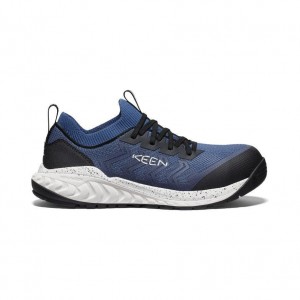 Blue Men Keen Arvada Shift ESD Sneaker (Carbon-Fiber Toe) Work Shoes | 10354-MWEA