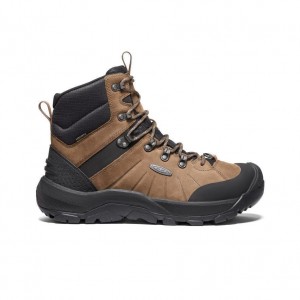 Brown Men Keen Revel IV Polar Waterproof Hiking Boots | 81025-VNKD