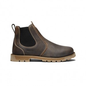 Brown Men Keen Seattle Romeo (Soft Toe) Boots | 93201-NBTC