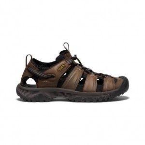 Brown Men Keen Targhee III Hiking Sandals | 95364-VRKM