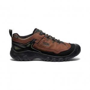 Brown Men Keen Targhee IV Wide Waterproof Hiking Shoes | 70923-ZDQJ