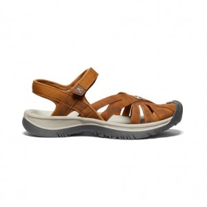 Brown Women Keen Rose Hiking Sandals | 51840-IAKX