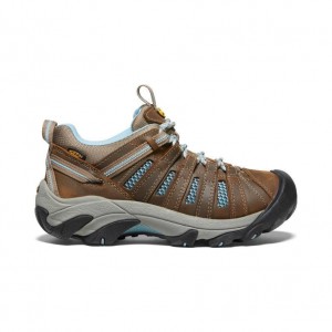 Brown Women Keen Voyageur Hiking Shoes | 75482-IJZM