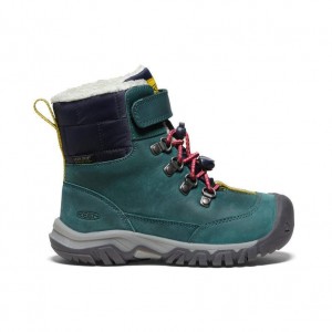 Green Kids' Keen Kanibou Waterproof Winter Boots | 27530-VCWM