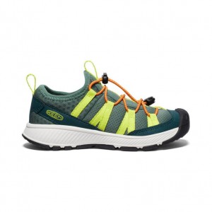 Green Kids' Keen Motozoa Sneakers | 10376-BPMS