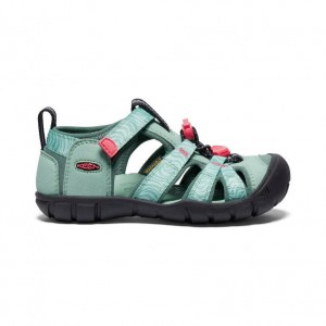 Green Kids' Keen Seacamp II CNX Sandals | 54786-YRHB