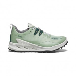 Green Women Keen Zionic Waterproof Hiking Shoes | 25640-JVFG