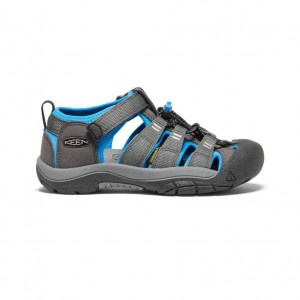 Grey Kids' Keen Newport H2 Sandals | 46071-QUKH