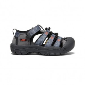 Grey Kids' Keen Newport H2 Sandals | 56784-ZNYS