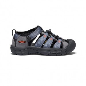 Grey Kids' Keen Newport H2 Sandals | 62378-CMPK