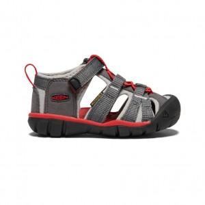 Grey Kids' Keen Seacamp II CNX Sandals | 14029-MUWL