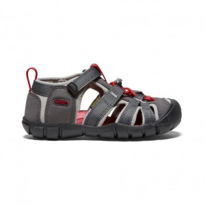 Grey Kids' Keen Seacamp II CNX Sandals | 61924-DZGP