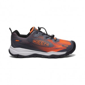 Grey Kids' Keen Wanduro Speed Hiking Shoes | 60295-VRCK