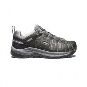 Grey Women Keen Flint II (Soft Toe) Sneakers | 90873-NPYE