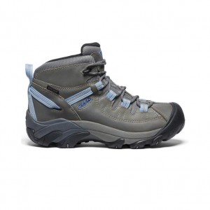 Grey Women Keen Targhee II Waterproof Mid Hiking Boots | 89253-ALJE