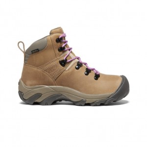 Khaki Women Keen Pyrenees Waterproof Hiking Boots | 49812-PJNC