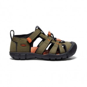 Olive Kids' Keen Seacamp II CNX Sandals | 92514-MGSQ