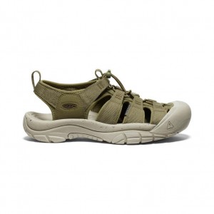 Olive Men Keen Newport H2 Hiking Sandals | 82093-JKCZ