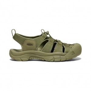 Olive Men Keen Newport H2 Hiking Sandals | 01849-ROCT