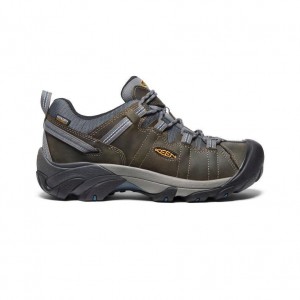 Olive Men Keen Targhee II Waterproof Hiking Shoes | 68931-ZNWJ