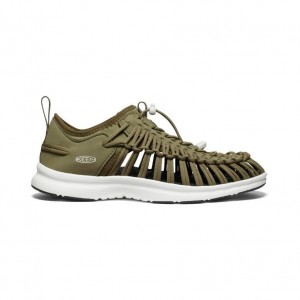 Olive Men Keen UNEEK O3 Sneaker Sandals | 80796-QXNR