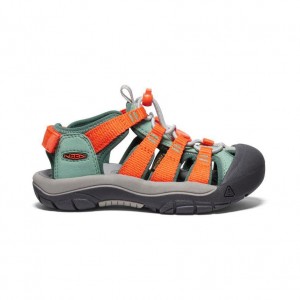 Orange Kids' Keen Newport Boundless Sandals | 87395-KDTN