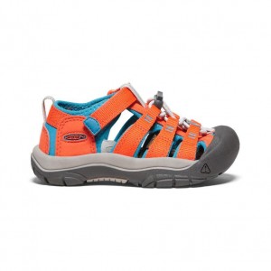 Orange Kids' Keen Newport H2 Sandals | 26194-PNCL