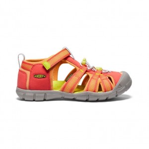 Orange Kids' Keen Seacamp II CNX Sandals | 80417-XWTB