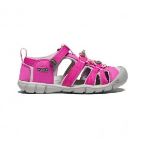 Pink Kids' Keen Seacamp II CNX Sandals | 20176-BKMR