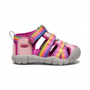 Pink Kids' Keen Seacamp II CNX Sandals | 29461-LQAJ