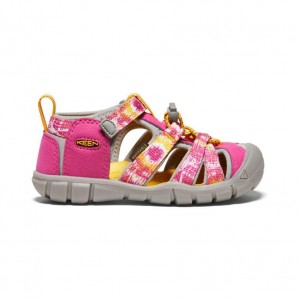 Pink Kids' Keen Seacamp II CNX Sandals | 68937-RKCM