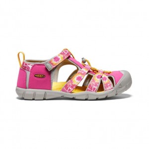 Pink Kids' Keen Seacamp II CNX Sandals | 76132-LPWB