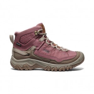 Pink Women Keen Targhee IV Waterproof Hiking Boots | 85637-LXHY