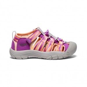 Purple Kids' Keen Newport H2 Sandals | 97834-UQDC