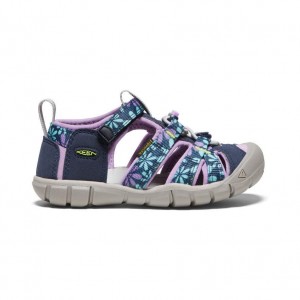 Purple Kids' Keen Seacamp II CNX Sandals | 35871-ERTS