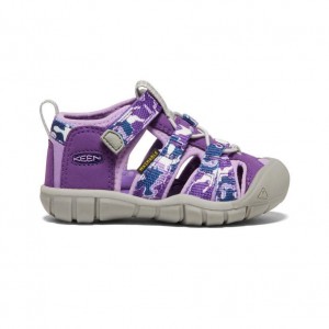 Purple Kids' Keen Seacamp II CNX Sandals | 56142-QSHZ