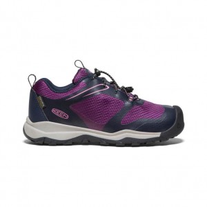 Purple Kids' Keen Wanduro Waterproof Shoes | 37908-YQVX