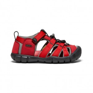 Red Kids' Keen Seacamp II CNX Sandals | 25614-TDQA