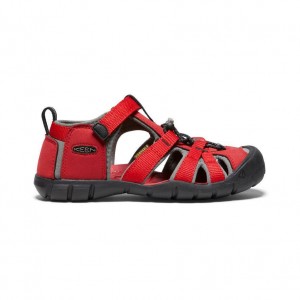 Red Kids' Keen Seacamp II CNX Sandals | 65490-QPJD